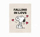 Snoopy Love Season Premium A5 Notebook Plush Cover