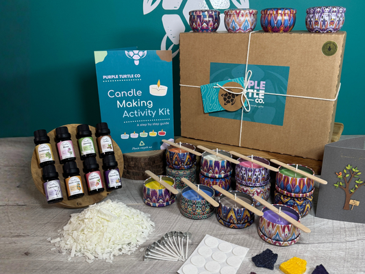 Candle Making Activity Gift Set collectible from Purple Turtle Co