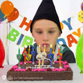 Harry Potter Hogwarts Houses Birthday Candles 10-Pack, alternate view