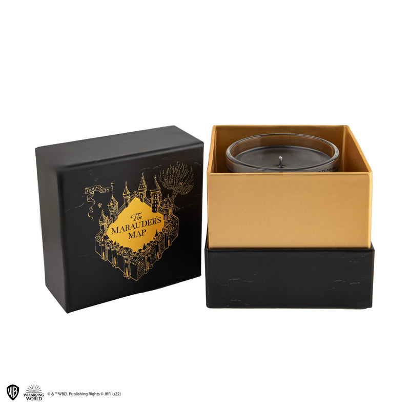 Harry Potter Marauder's Map Scented Candle with Necklace, packaging shot