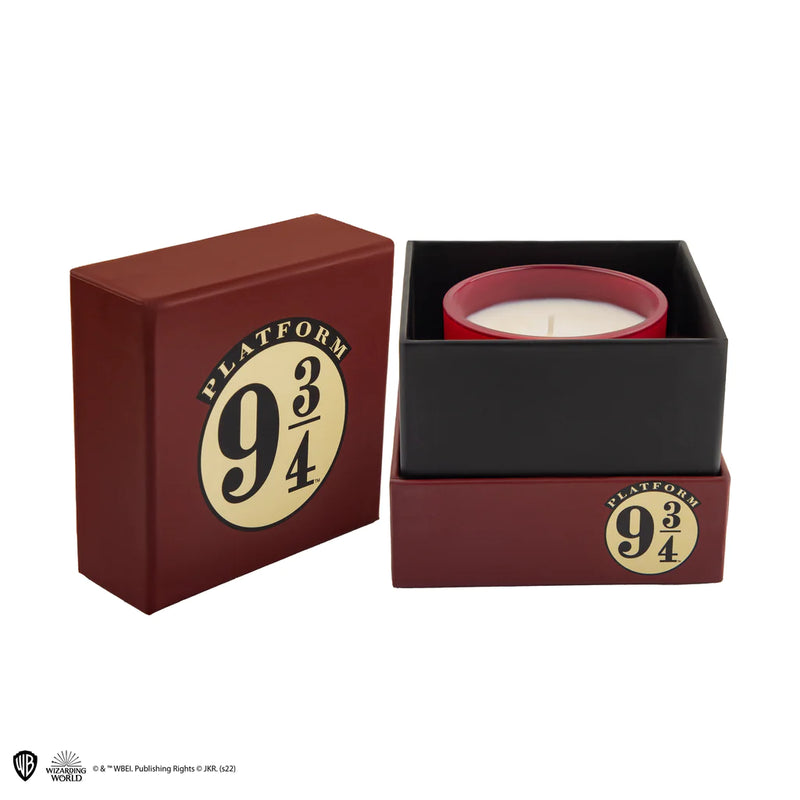 Harry Potter Platform 9 3/4 Scented Candle with Necklace, packaging shot