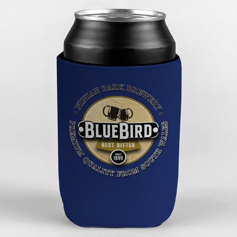 Cardiff Bluebird - Football Legends - Can Cooler collectible from https://britishmade.gifts/