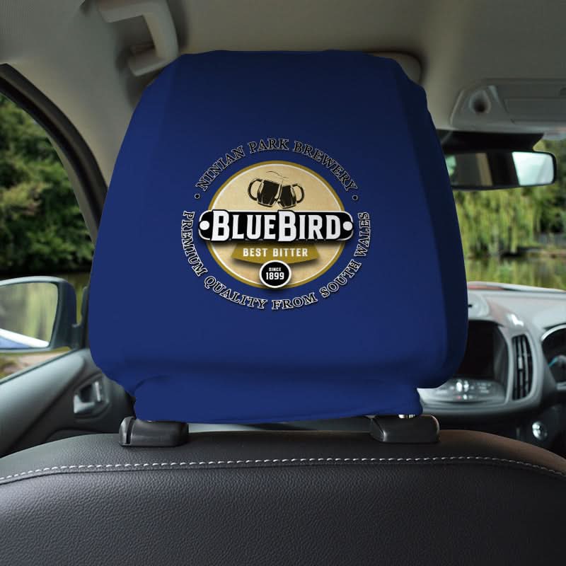 Cardiff Bluebird - Football Legends - Headrest Cover collectible from https://britishmade.gifts/
