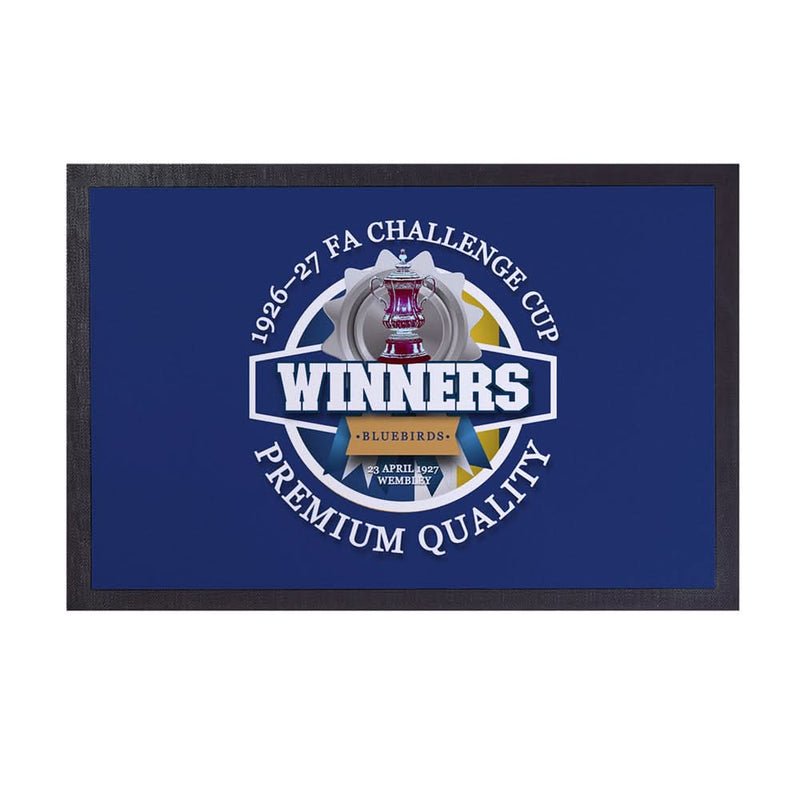 Cardiff FA Cup - Football Legends - Door Mat -60cm X 40cm collectible from https://britishmade.gifts/