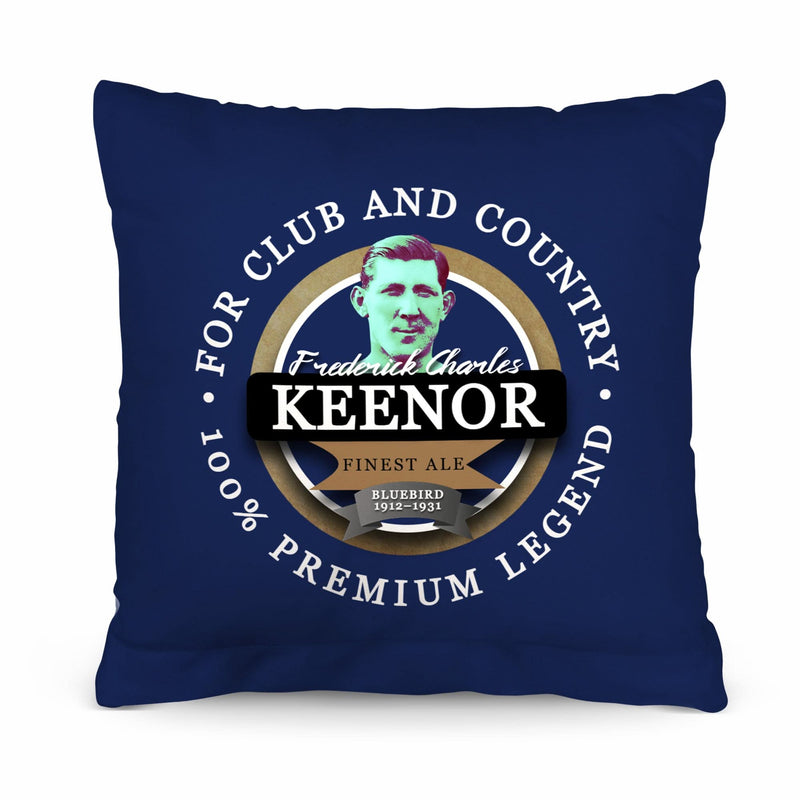 Cardiff Keenor - Football Legends - Cushion 10 collectible from https://britishmade.gifts/