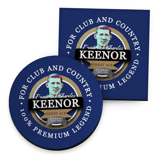 Cardiff Keenor - Football Coaster - Square Or Circle collectible from https://britishmade.gifts/