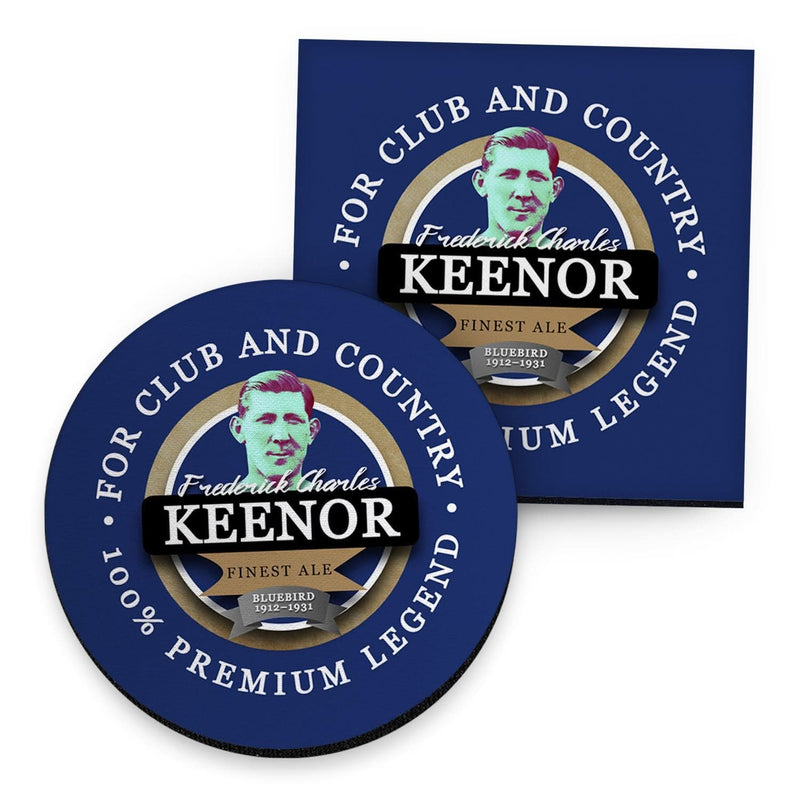 Cardiff Keenor - Football Coaster - Square Or Circle collectible from https://britishmade.gifts/