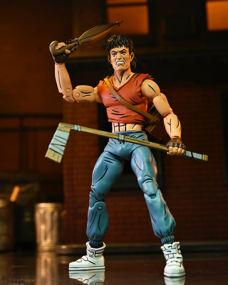 Teenage Mutant Ninja Turtles Mirage Comics Casey Jones in Red Shirt 7" Scale Action Figure front view