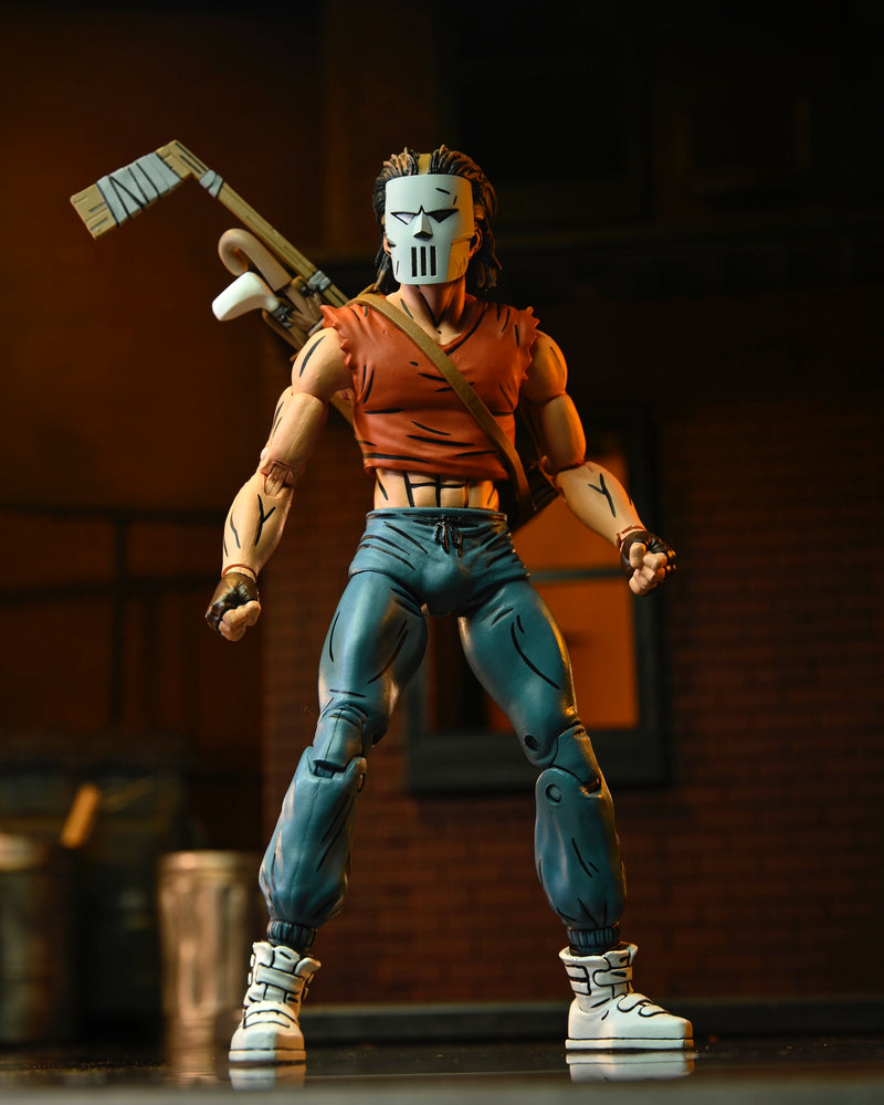 Teenage Mutant Ninja Turtles Mirage Comics Casey Jones in Red Shirt 7" Scale Action Figure packaging view