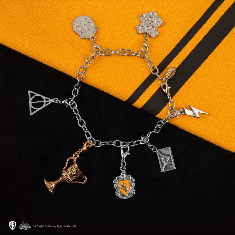 Harry Potter Hufflepuff Charm Set collectible from Cinereplicas UK