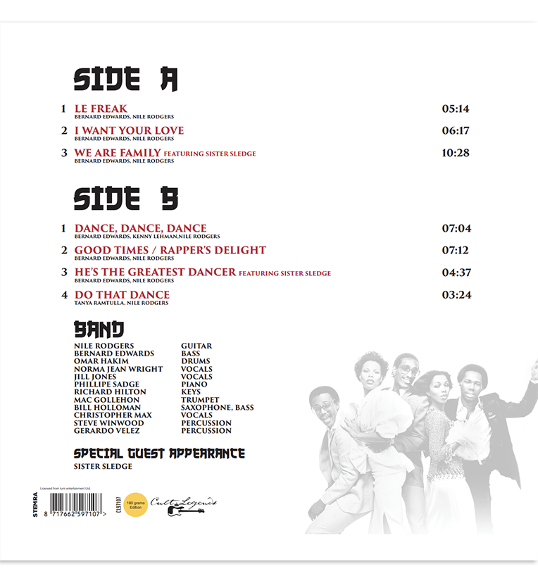 Chic – Live at the Budokan, Japan, 1996 (12-Inch Album on 180g Vinyl), side angle