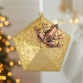 Collectable Premium Metal Ornament - Harry Potter™ Chocolate Frog Design
