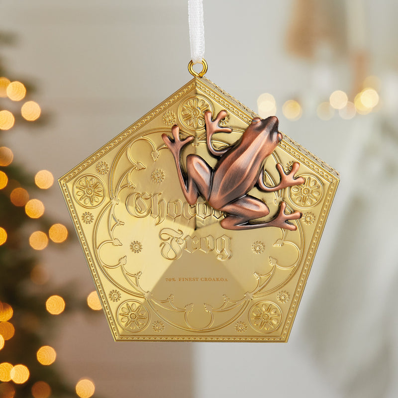 Collectable Premium Metal Ornament - Harry Potter™ Chocolate Frog Design