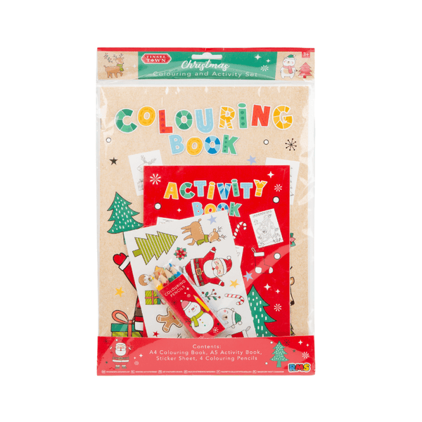 Christmas Colouring & Activity Pack collectible from PoundFun