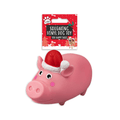 Christmas Squeaking Dog Toy, side angle