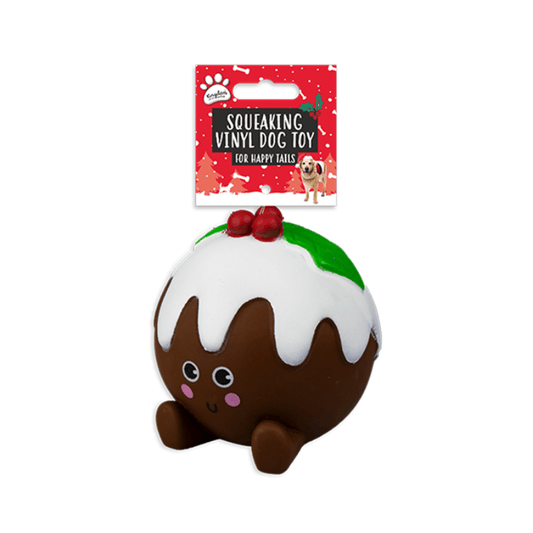 Christmas Squeaking Dog Toy, alternate view