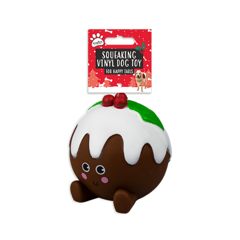 Christmas Squeaking Dog Toy, alternate view