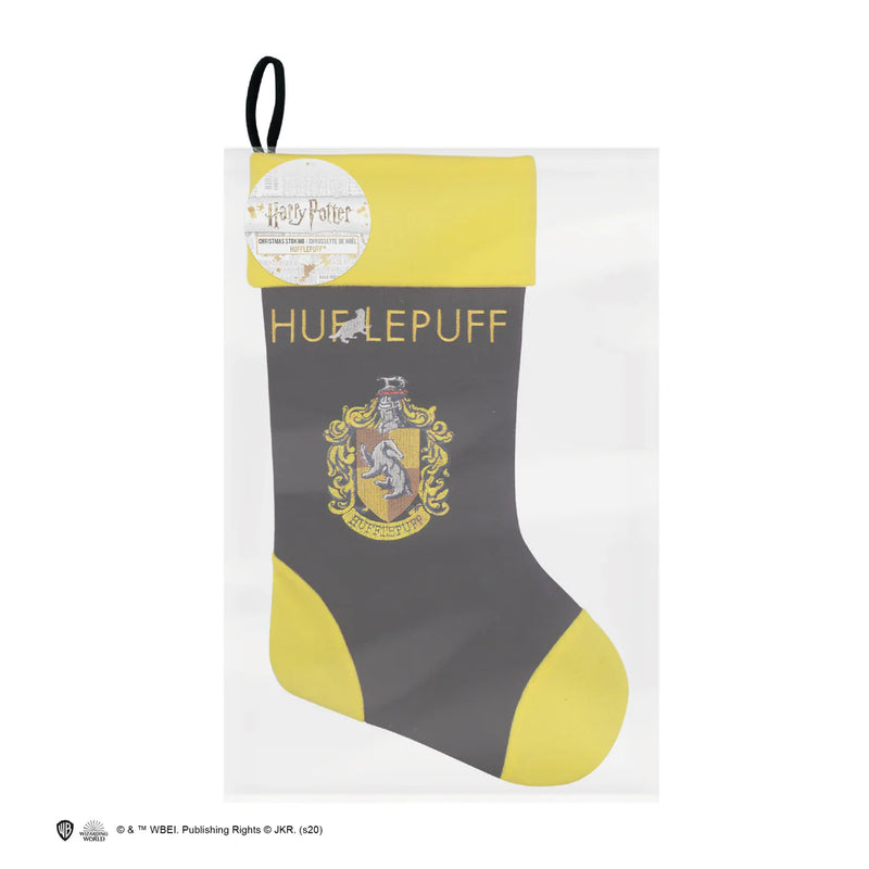 Harry Potter Hufflepuff Christmas Stocking, close-up detail