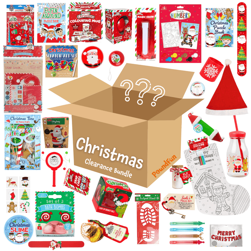 Ultimate £25 Christmas Clearance Bundle - 44 Items RRP £110 collectible from PoundFun
