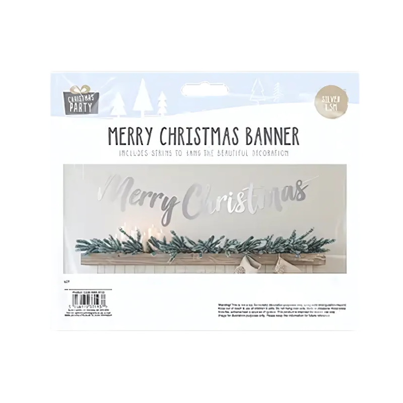 Christmas Silver Banner collectible from PoundFun