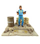 Invasion U.S.A. Matt Hunter (Chuck Norris) 7" Scale Figure Deluxe Diorama