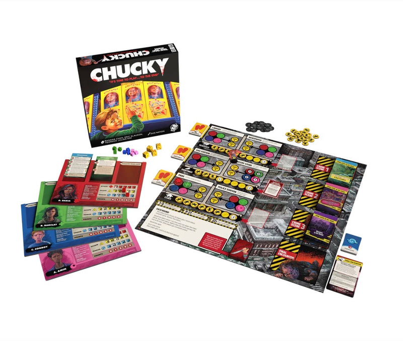 Chucky Child's Play Board Game packaging view
