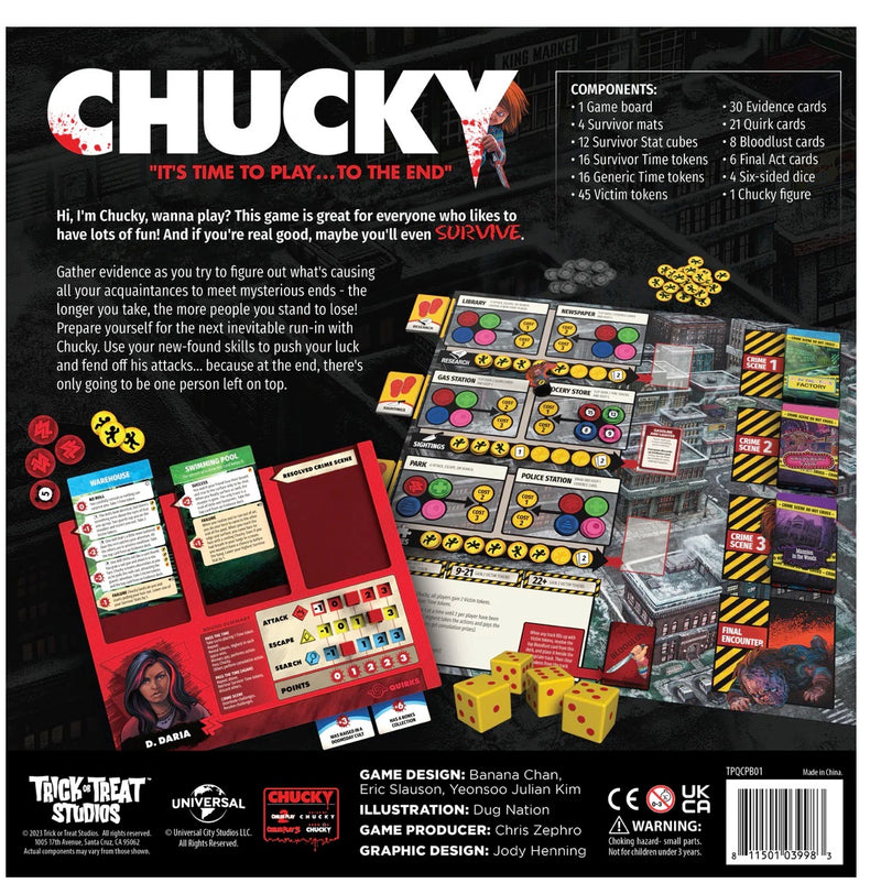 Chucky Child's Play Board Game alternate view