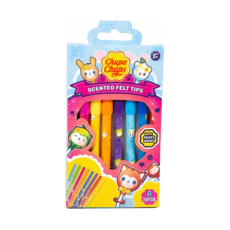 Chupa Chups Fruit Scented Felt Tips 8 Pack collectible from PoundFun