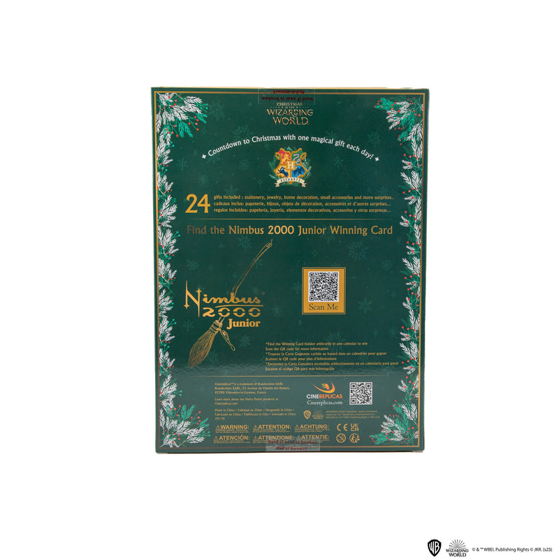 Harry Potter Advent Calendar with Nimbus 2000 Junior Prize, rear view
