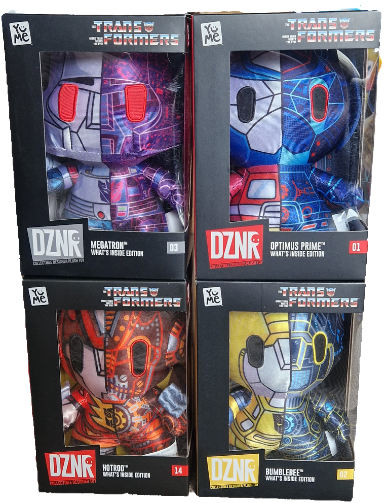 Transformers DZNR Plush In Collector Box, alternate view