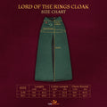 Lord of the Rings Hobbit Cloak with Lorien Leaf Brooch, additional view