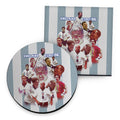 Football Art England Euro 96 Drinks Coaster - Square Or Circle collectible from https://britishmade.gifts/
