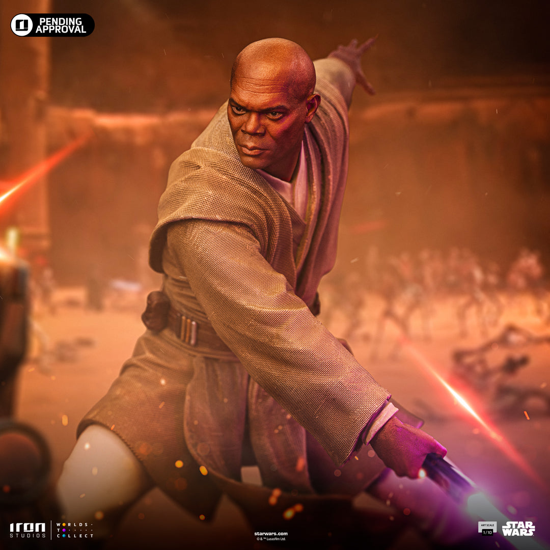 Iron Studios Star Wars Mace Windu 1/10 Scale Limited Edition Statue