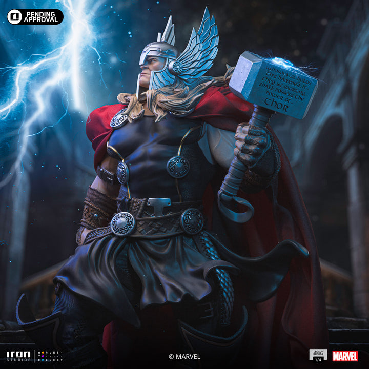 Iron Studios Marvel Comics Thor Unleashed  1/4 Scale Legacy Replica Statue