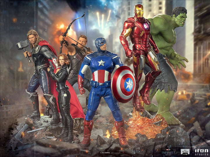 Iron Studios Black Widow The Infinity Saga Battle of New York Art Scale Figure