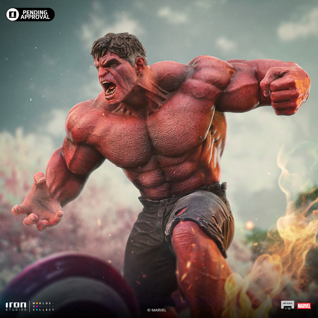 Iron Studios Marvel Captain America Brave New World Red Hulk 1/10 Scale Limited Edition Statue