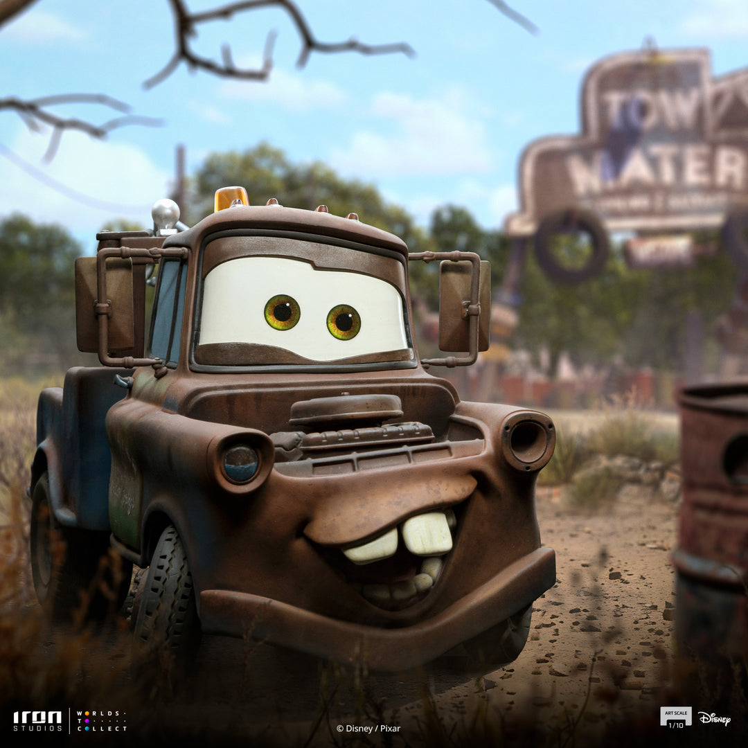 Iron Studios Disney Pixar Cars Tow Mater 1/10 Scale Limited Edition Statue