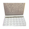 Paint Your Own Calendar, alternate view