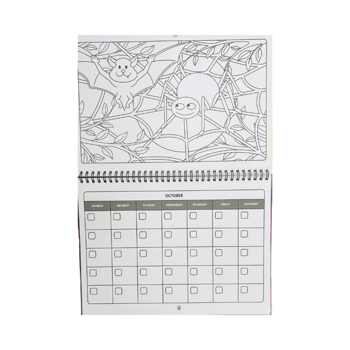 Paint Your Own Calendar