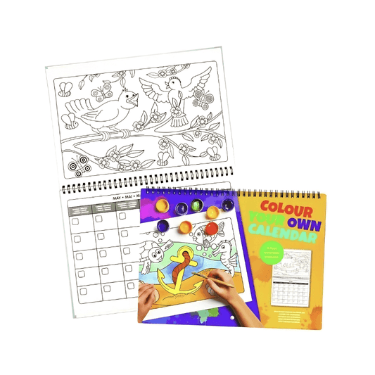 Paint Your Own Calendar collectible from PoundFun