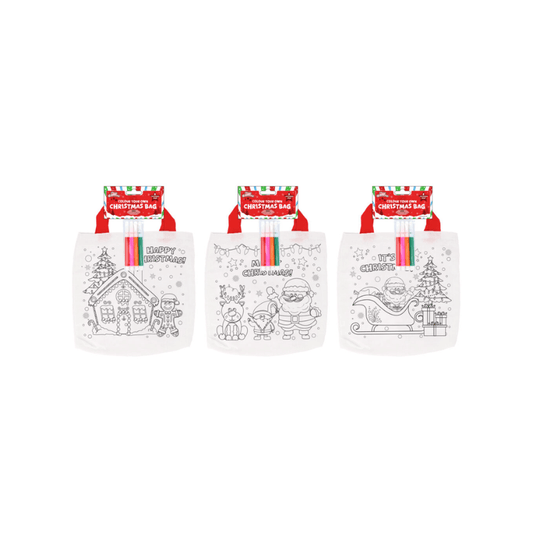 Colour Your Own Christmas Bag, alternate view