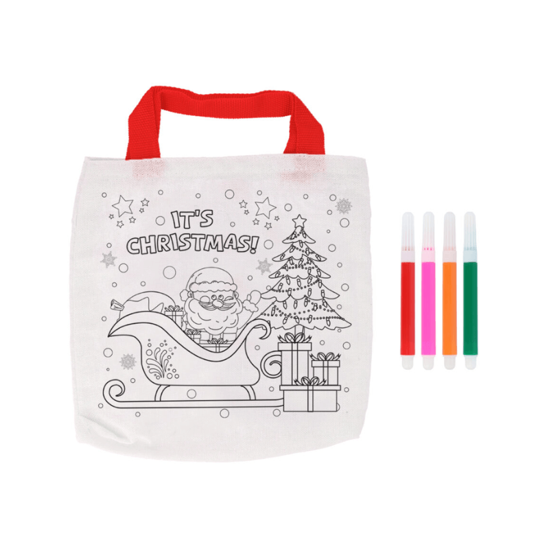 Colour Your Own Christmas Bag collectible from PoundFun