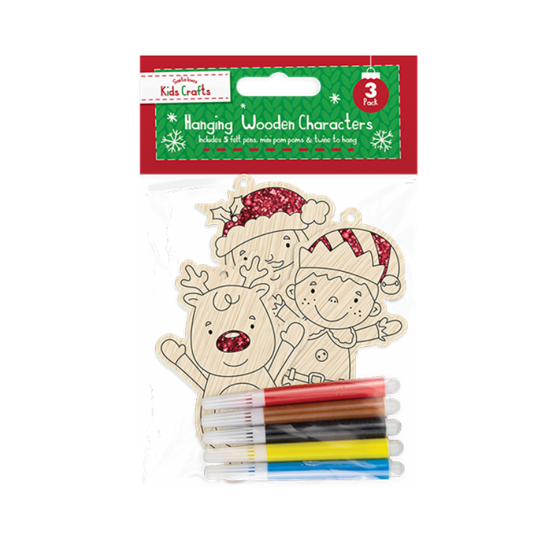 Colour In Hanging Characters collectible from PoundFun