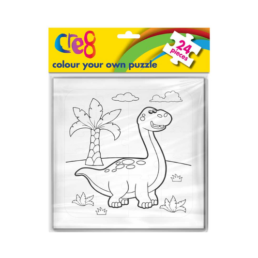 Colour Your Own Plane & Dinosaur Jigsaw, alternate view