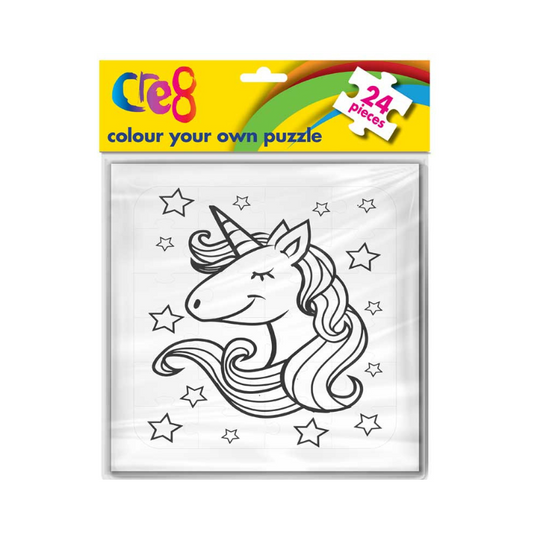 Colour Your Own Sea & Unicorn Jigsaw, alternate view