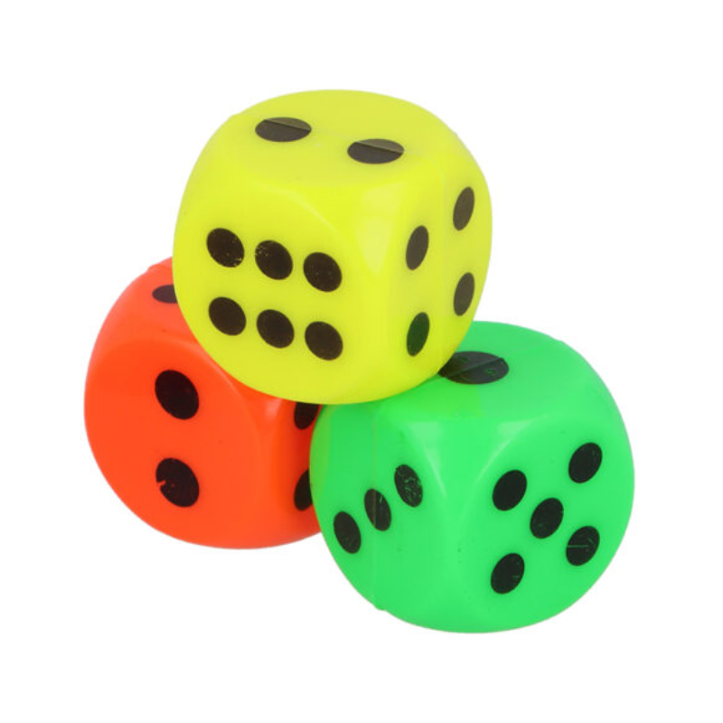 Coloured Dice collectible from PoundFun