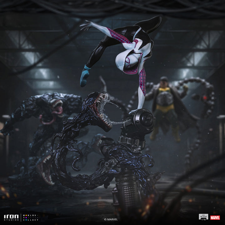 Iron Studios Marvel Battle Diorama Series Ghost-Spider 1/10 Art Scale Limited Edition Statue