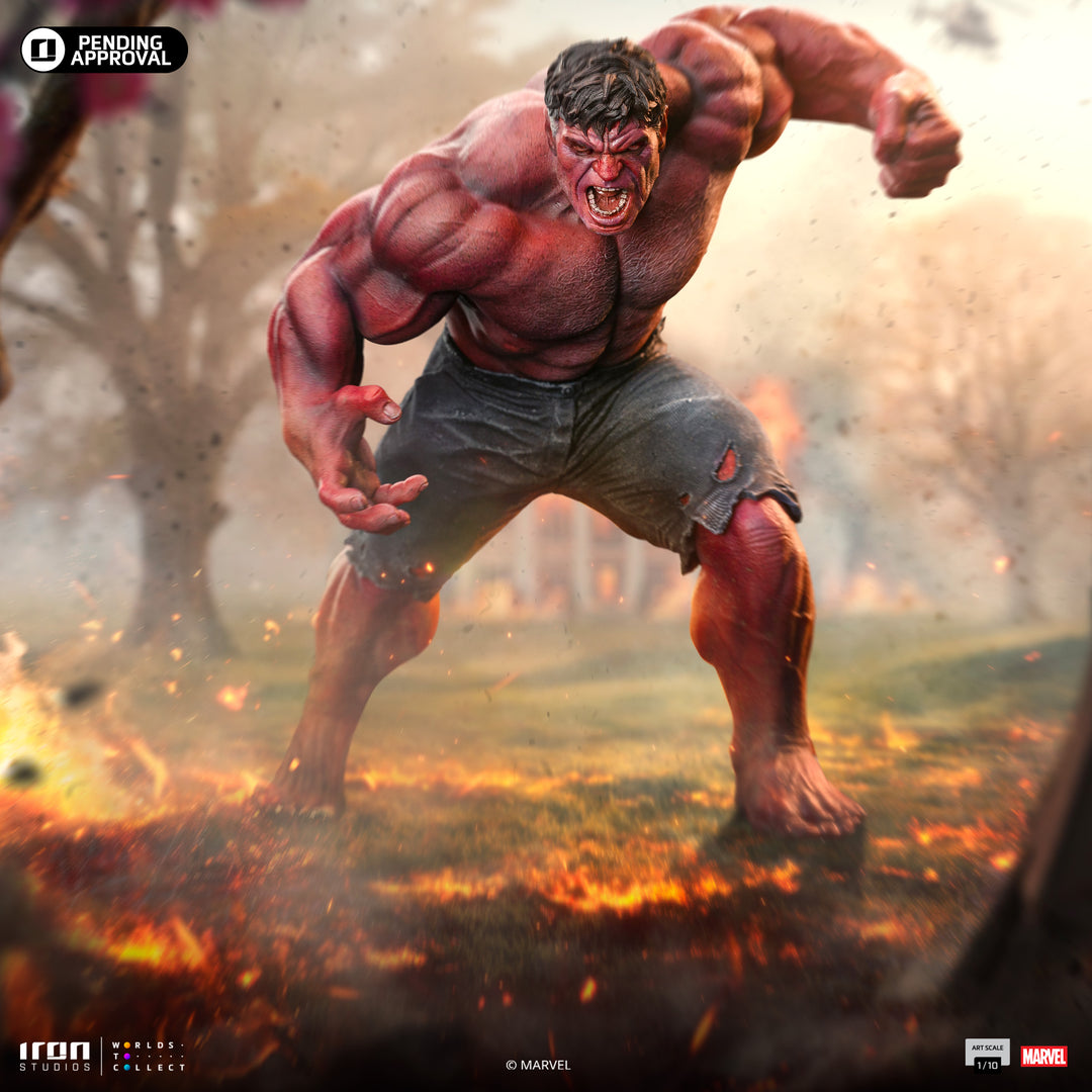 Iron Studios Marvel Captain America Brave New World Red Hulk 1/10 Scale Limited Edition Statue