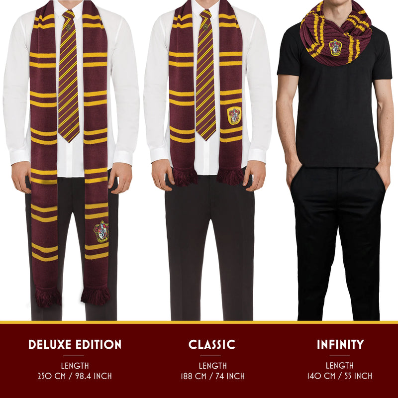 Harry Potter Gryffindor Infinity Loop Scarf, rear view