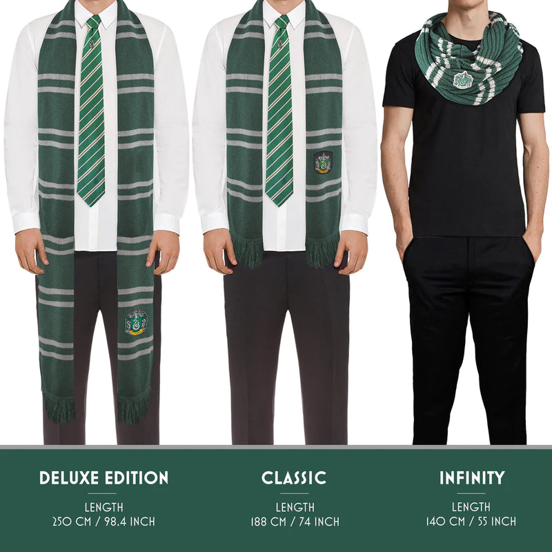 Harry Potter Slytherin Infinity Scarf, rear view